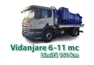 Vidanjare 6-11mc limită150km