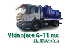 Vidanjare 6-11mc limită 50km