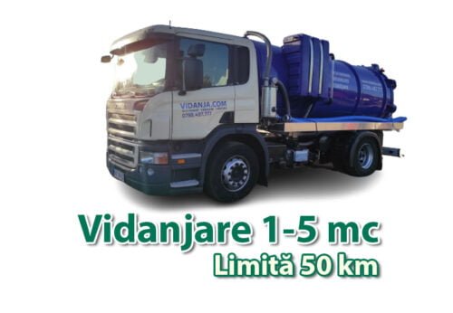 Vidanjare 1-5 mc 50 km